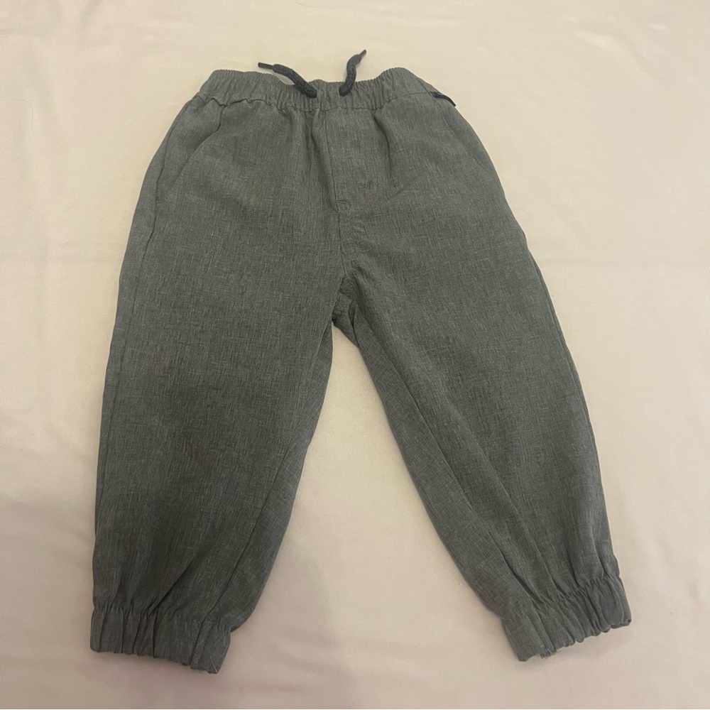 Volcom Baby Gray Jogger‎ Pant Skater Drawstring Elastic Waist 12M